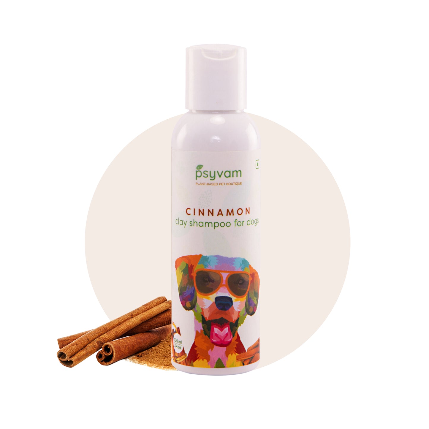 Image of Psyvam Clay Shampoo for Dogs Cinnamon Intro