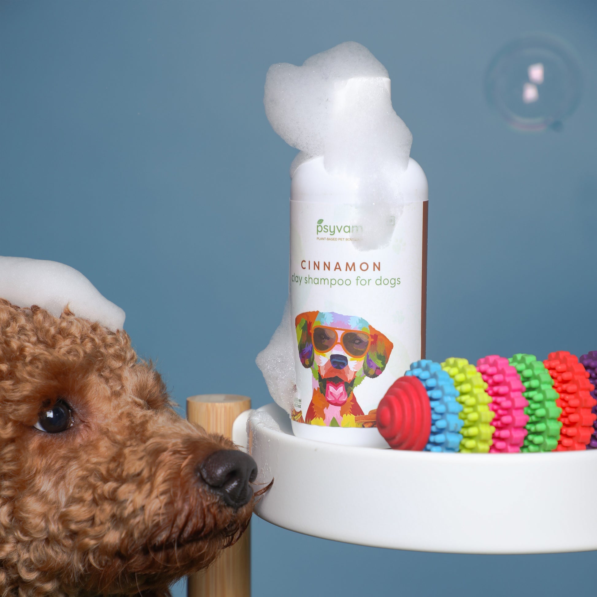 Image of Psyvam Clay Shampoo for Dogs Cinnamon Usage