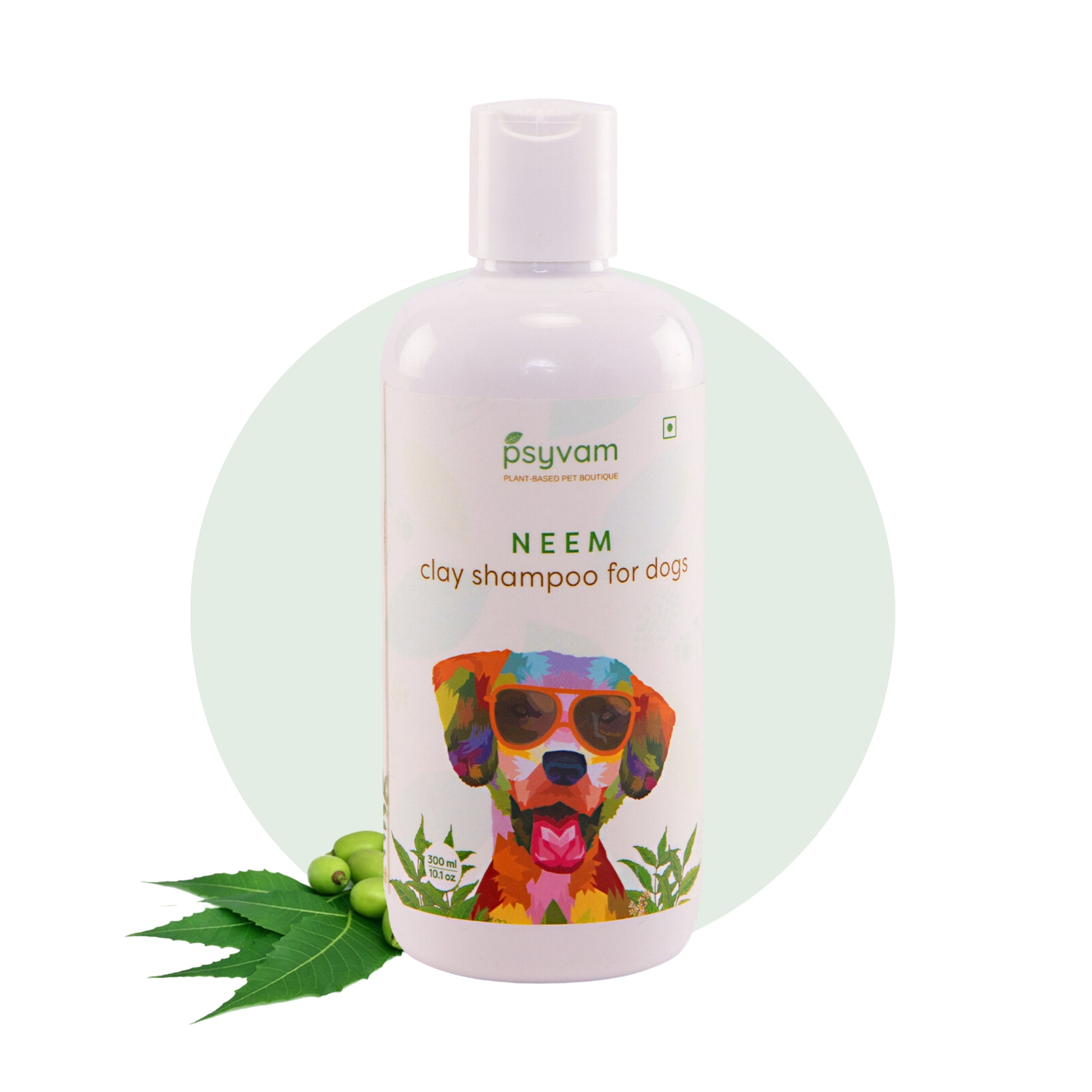 Image of Psyvam Clay Shampoo for Dogs Neem Intro Circle