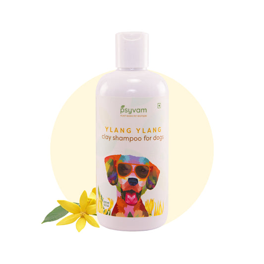 Image of Psyvam Clay Shampoo for Dogs Ylang Ylang Intro Circle