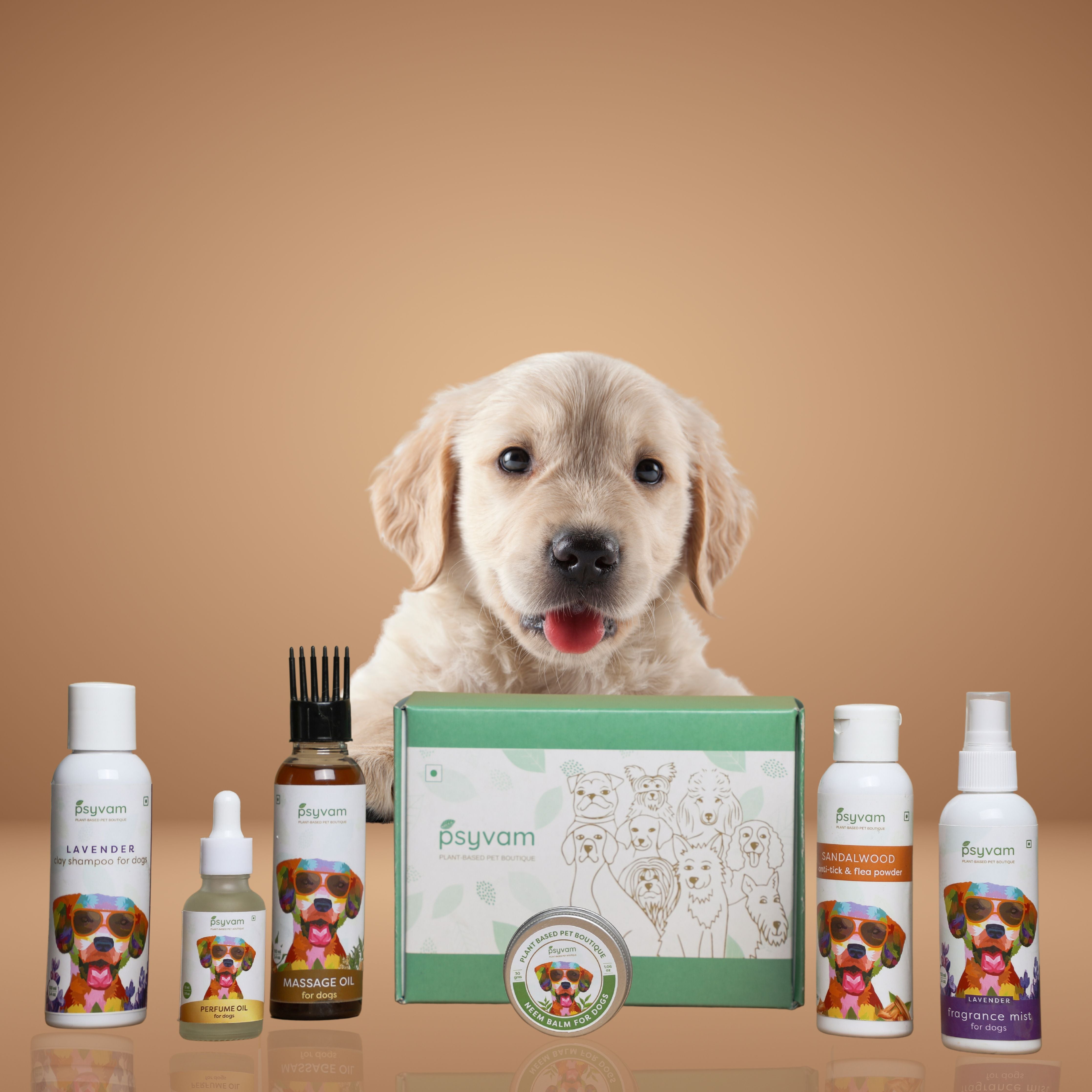 Dog Grooming Kit Premium Psyvam Plant Based Pet Botique