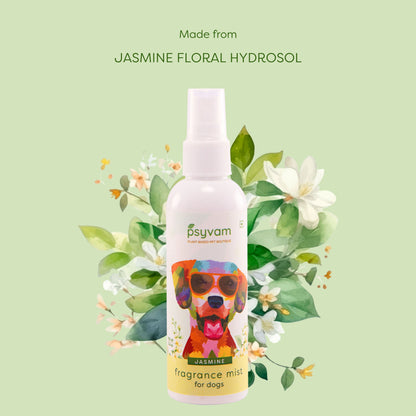 Image of Psyvam Fragrance Mist for Dogs Jasmine Ingredients