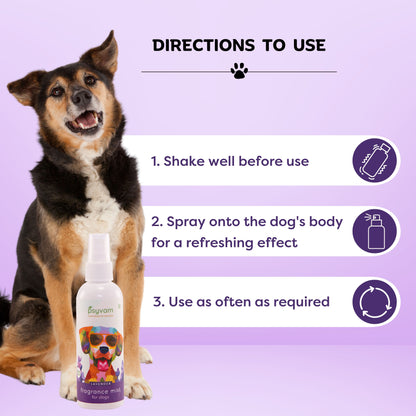 Image of Psyvam Fragrance Mist for Dogs Lavender Directions to Use