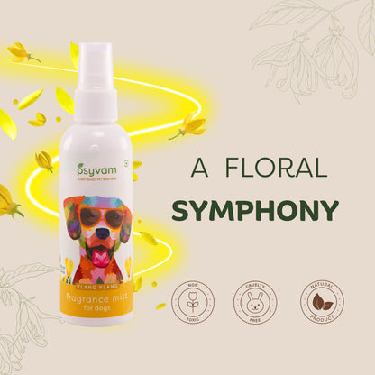 Image of Psyvam Fragrance Mist for Dogs Ylang Ylang Tagline