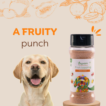 Image of Psyvam Fruit Topping for Dogs Tagline