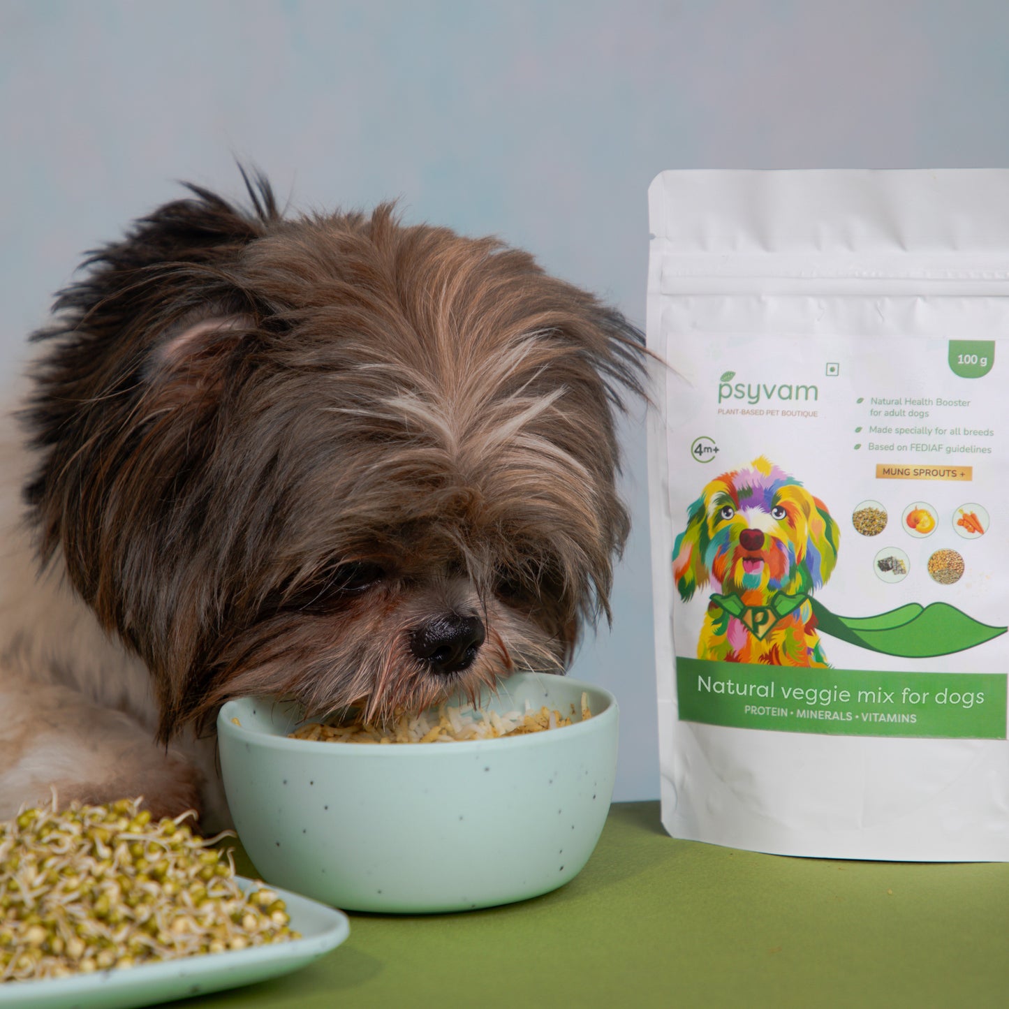 Image of Psyvam Natural Veggie Mix for Dogs Usage