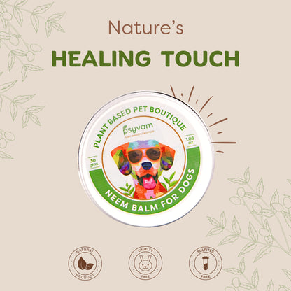 Image of Psyvam Neem Balm for Dogs Tagline