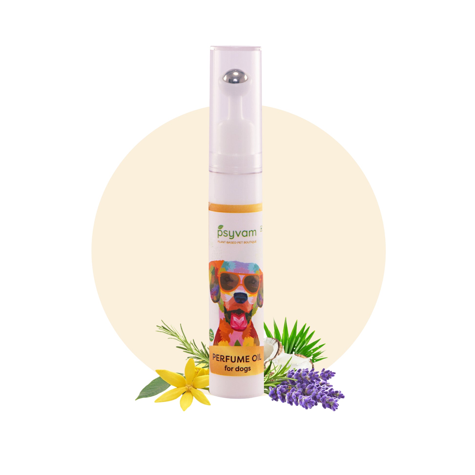 Image of Psyvam Perfume Oil for Dogs Roller Intro