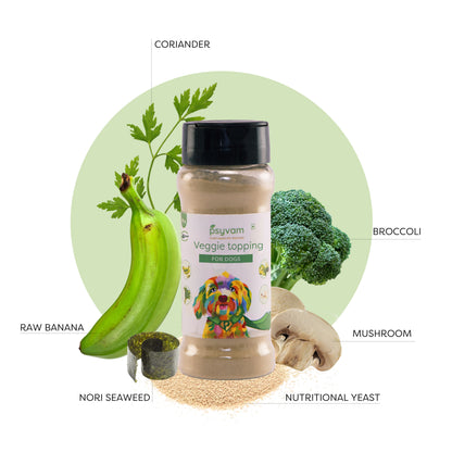 Image of Psyvam Veggie Topping for Dogs Ingredients