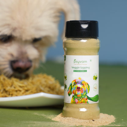 Image of Psyvam Veggie Topping for Dogs Usage