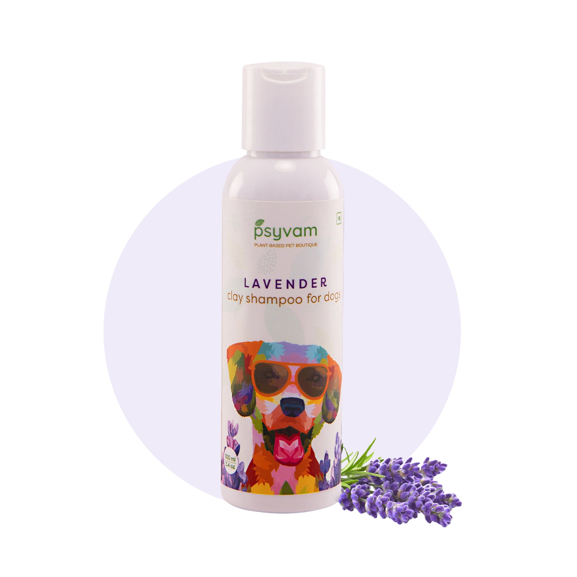 Image of Psyvam Clay Shampoo for Dogs Lavender Intro 100ml