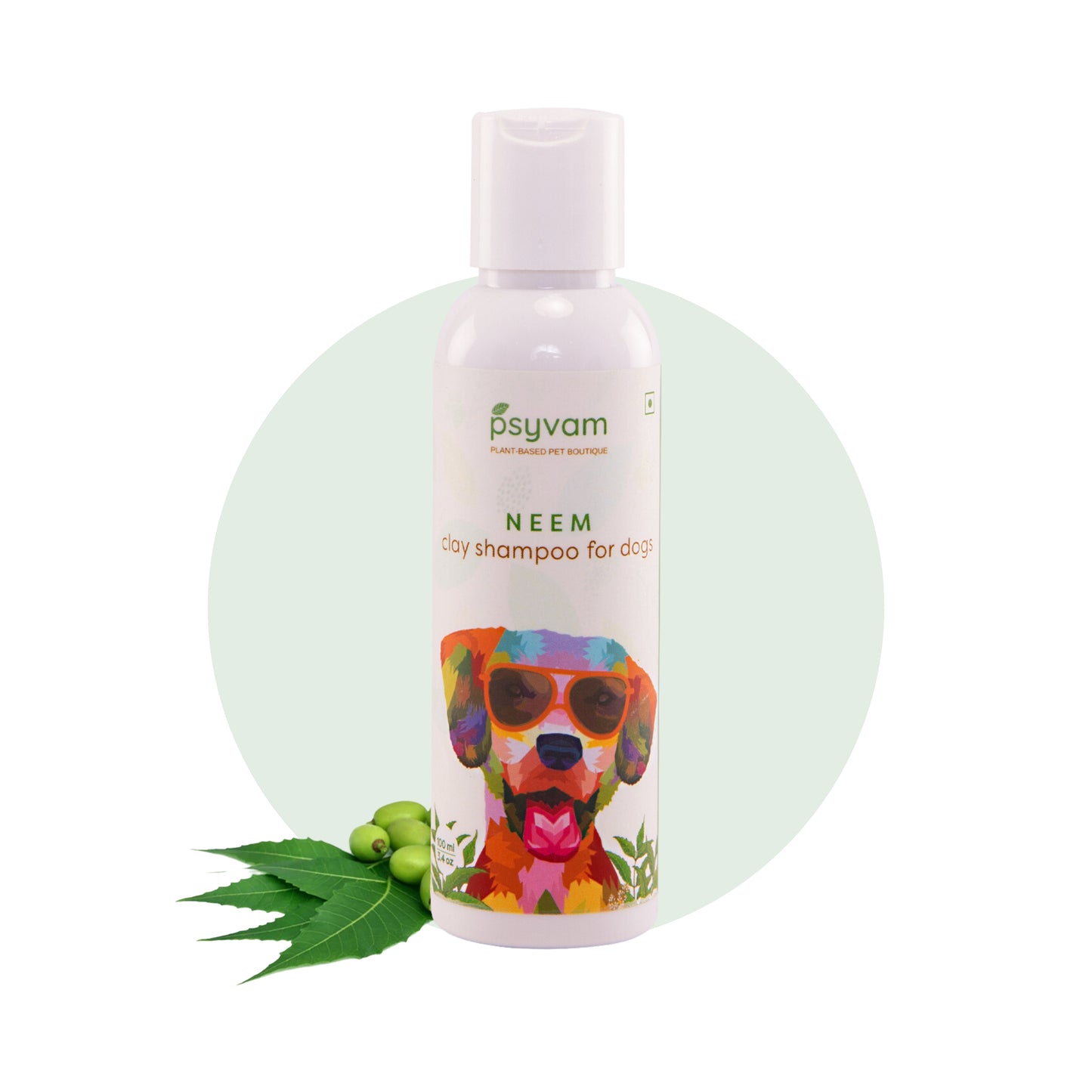 Image of Psyvam Clay Shampoo for Dogs Neem Intro